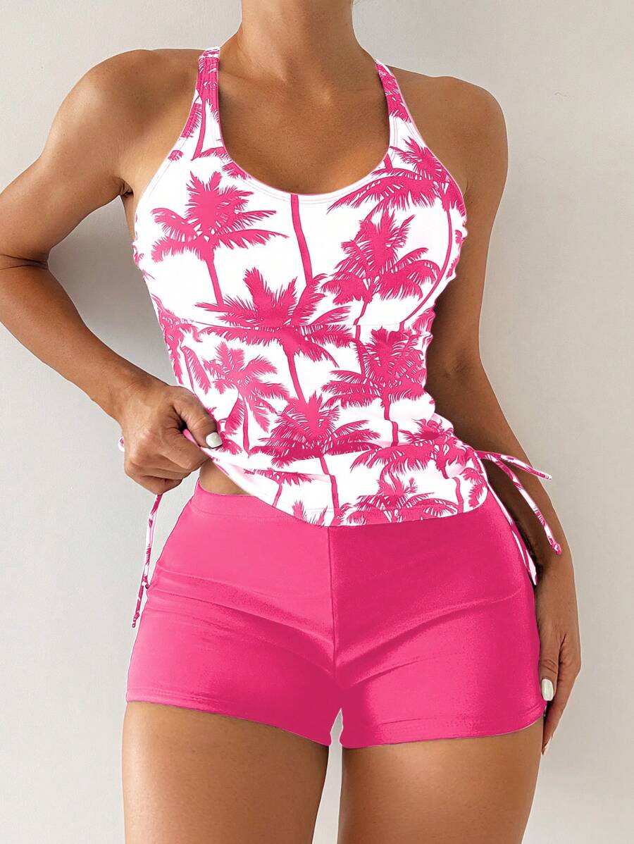 Tankini Black Palms
