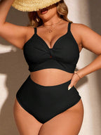 Biquíni Cintura Alta Plus Size