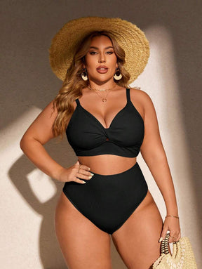 Biquíni Cintura Alta Plus Size