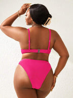 Biquíni Basic Cintura Alta Plus Size