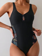 Maiô Modelador Black Tropic