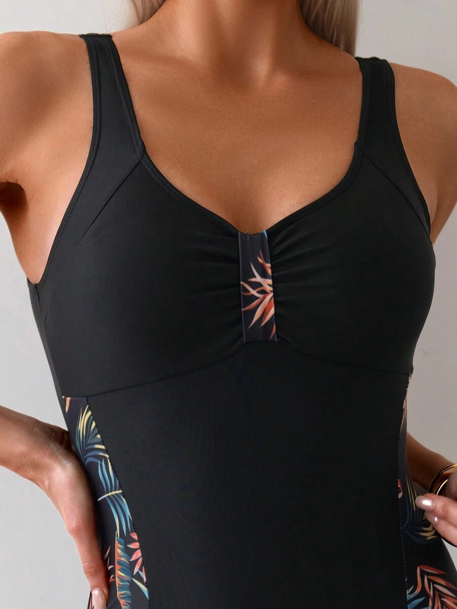 Maiô Modelador Black Tropic