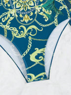 Maiô Estilo Barroco com Estampa Luxo