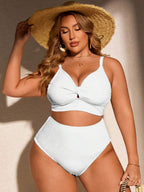 Biquíni Cintura Alta Plus Size