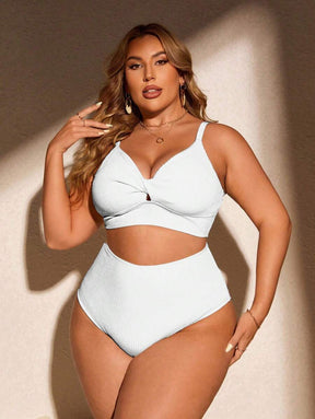 Biquíni Cintura Alta Plus Size