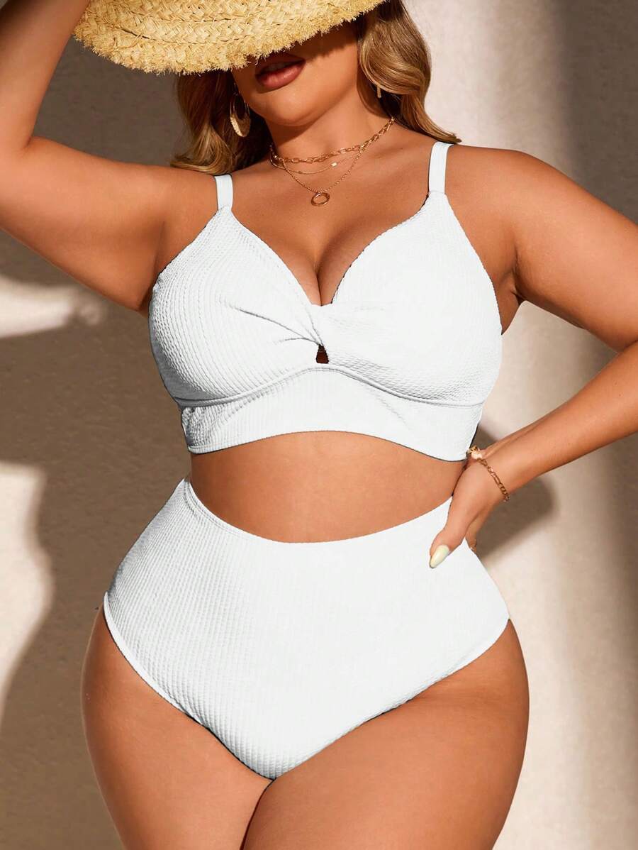 Biquíni Cintura Alta Plus Size