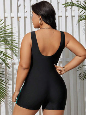 Maiô Shorts Modelador Plus Size