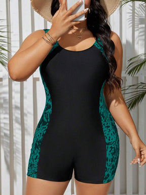 Maiô Shorts Modelador Plus Size