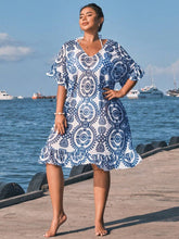 Saída de Praia com Babados Plus Size