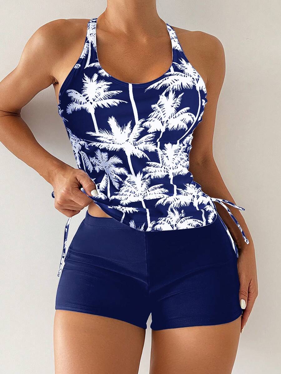 Tankini Black Palms