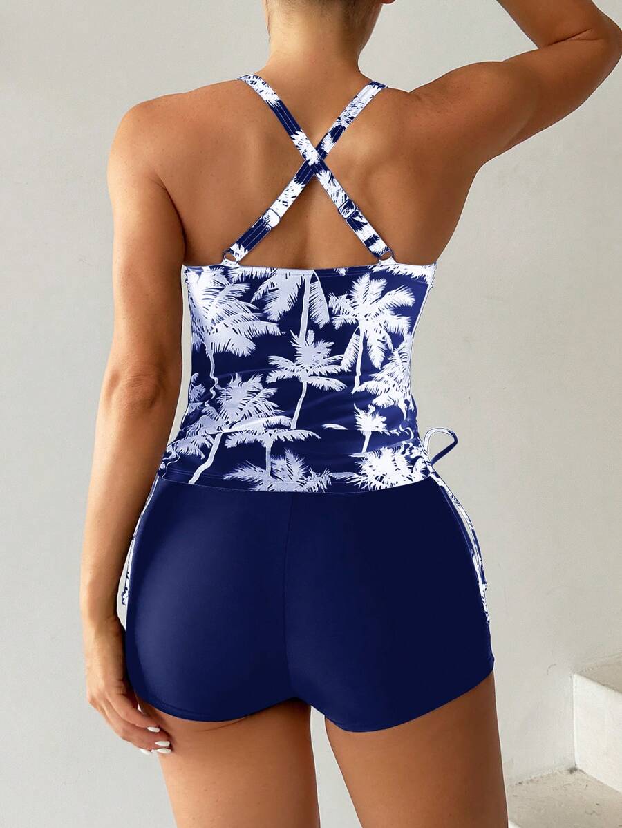 Tankini Black Palms