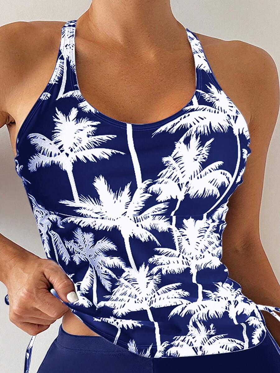 Tankini Black Palms