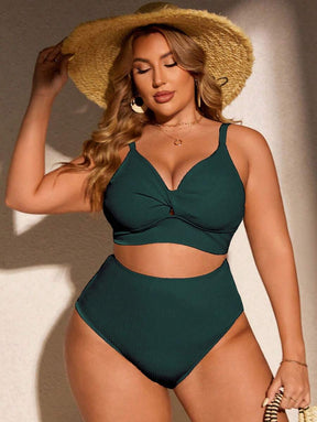 Biquíni Cintura Alta Plus Size