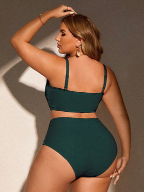 Biquíni Cintura Alta Plus Size