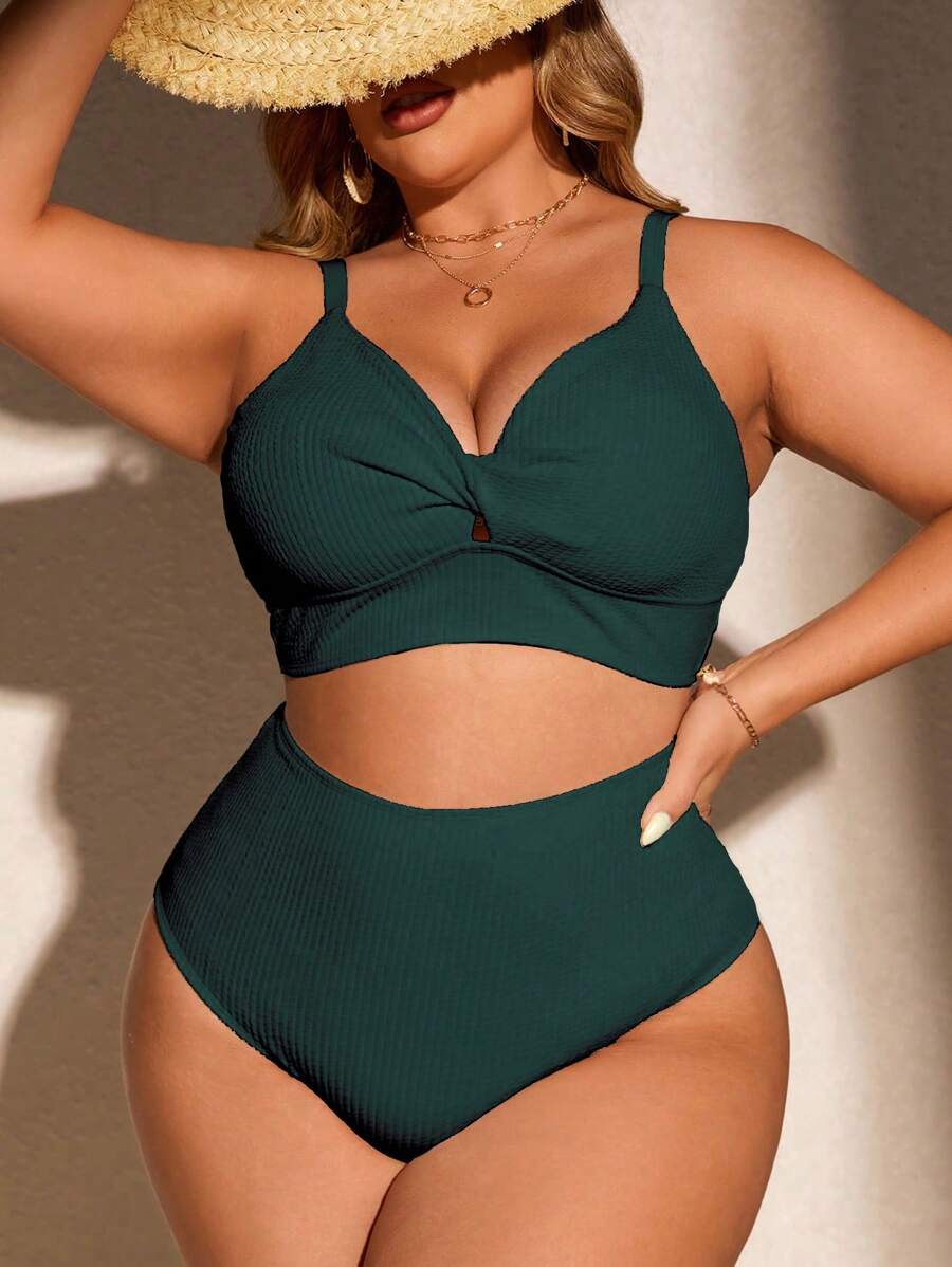Biquíni Cintura Alta Plus Size