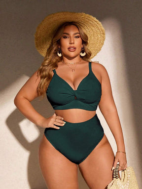 Biquíni Cintura Alta Plus Size