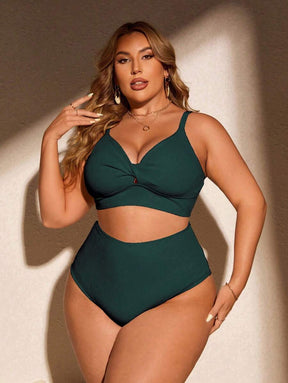 Biquíni Cintura Alta Plus Size