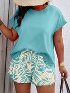 Conjunto Feminino Casual em Tecido Texturizado