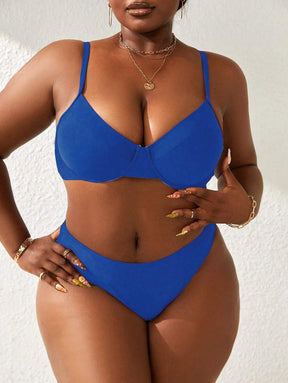 Biquíni Basic Cintura Alta Plus Size