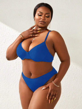 Biquíni Basic Cintura Alta Plus Size