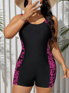 Maiô Shorts Modelador Plus Size