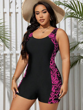 Maiô Shorts Modelador Plus Size