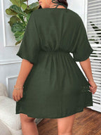 Saída de Praia com Vazado Plus Size