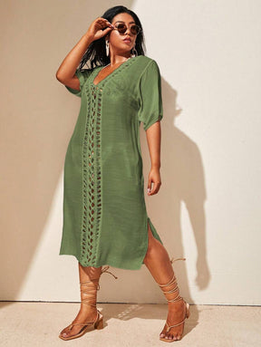 Saída de Praia Glamour Trançado