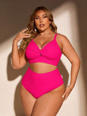 Biquíni Cintura Alta Plus Size
