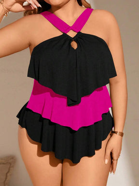 Maiô Babado Elegance Plus Size