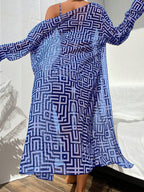 Conjunto Praia Geometric Chic 3 Peças