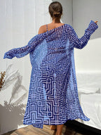 Conjunto Praia Geometric Chic 3 Peças