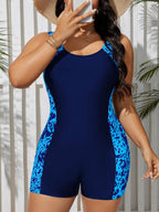 Maiô Shorts Modelador Plus Size