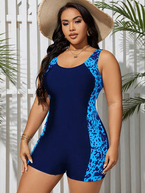 Maiô Shorts Modelador Plus Size