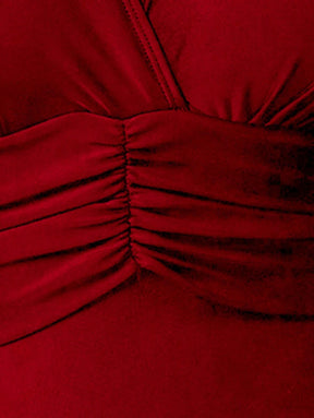 Maiô Preto Plus Size com Manga Borboleta