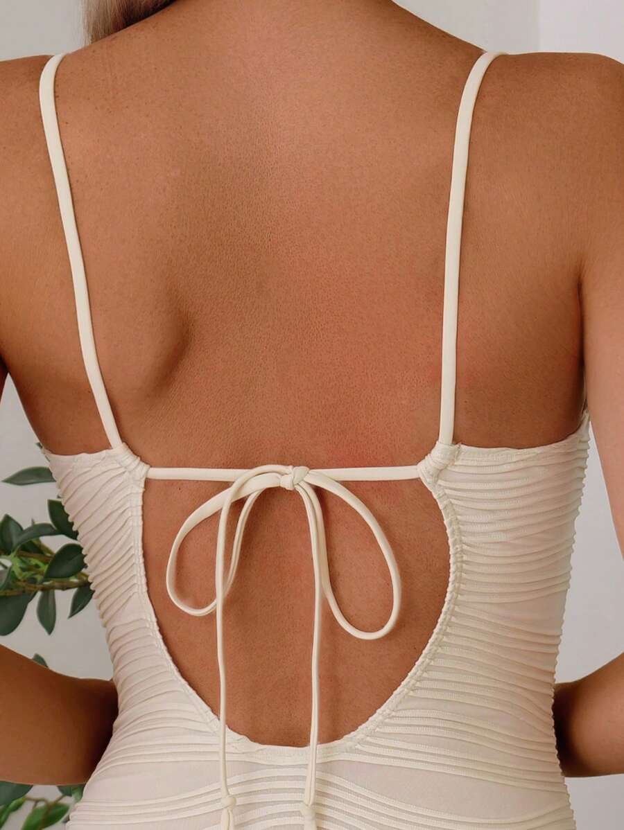 Maiô Estruturado com Bojo e Textura Plissada