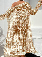 Conjunto Praia Geometric Chic 3 Peças
