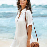 Saída de Praia Camisa em Linho