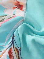 Conjunto Com Detalhes Florais UV Protection