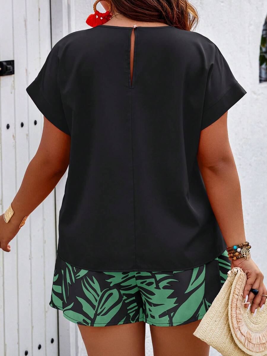 Conjunto Feminino Casual em Tecido Texturizado