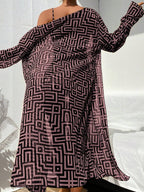 Conjunto Praia Geometric Chic 3 Peças