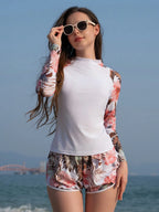 Conjunto UV Folhagem Manga longa