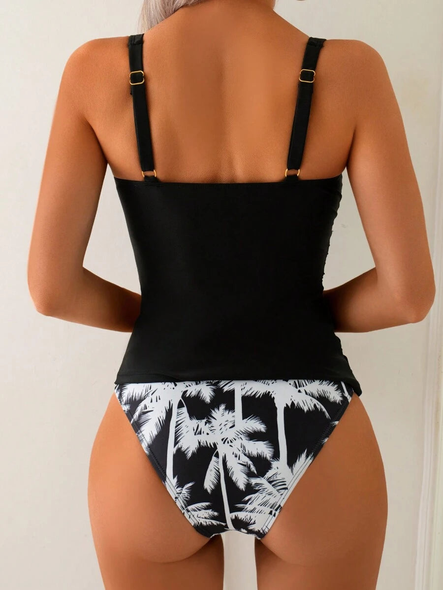 Biquíni Tankini Elegance Tropical