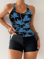 Tankini Black Palms