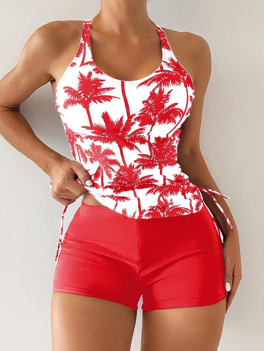 Tankini Black Palms