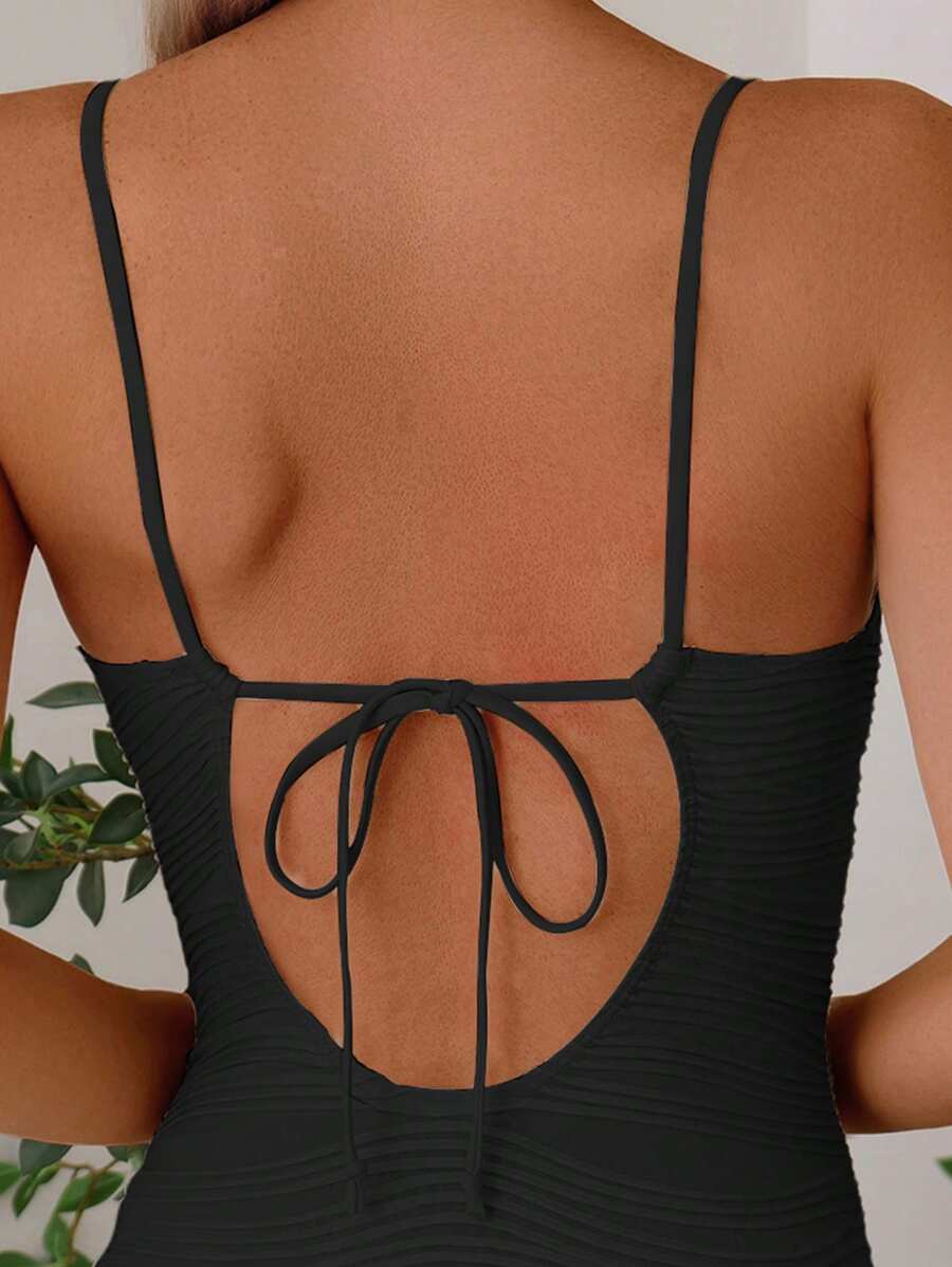 Maiô Estruturado com Bojo e Textura Plissada