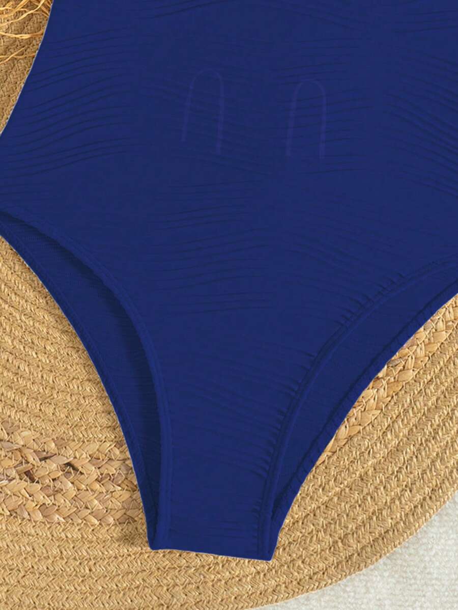 Maiô Estruturado com Bojo e Textura Plissada