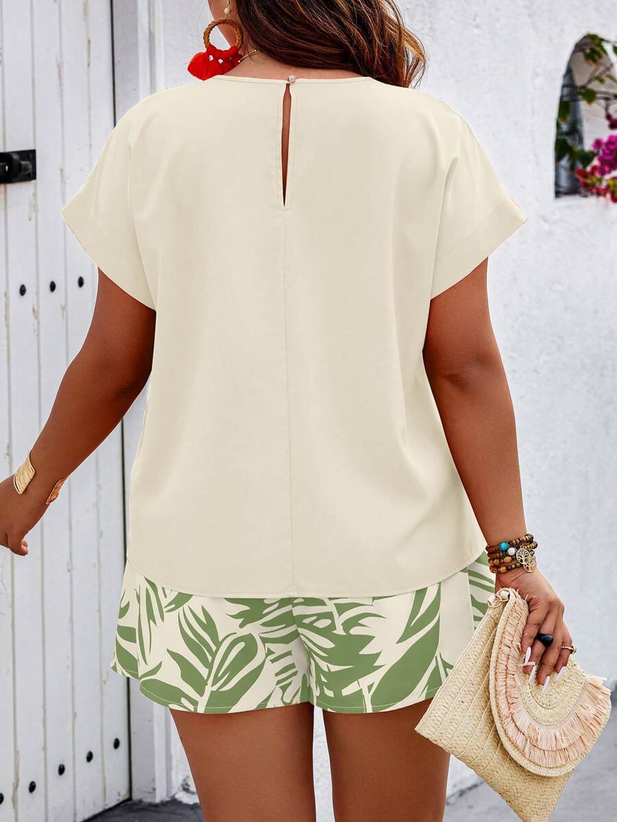 Conjunto Feminino Casual em Tecido Texturizado