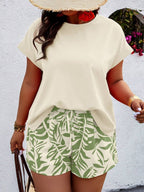 Conjunto Feminino Casual em Tecido Texturizado