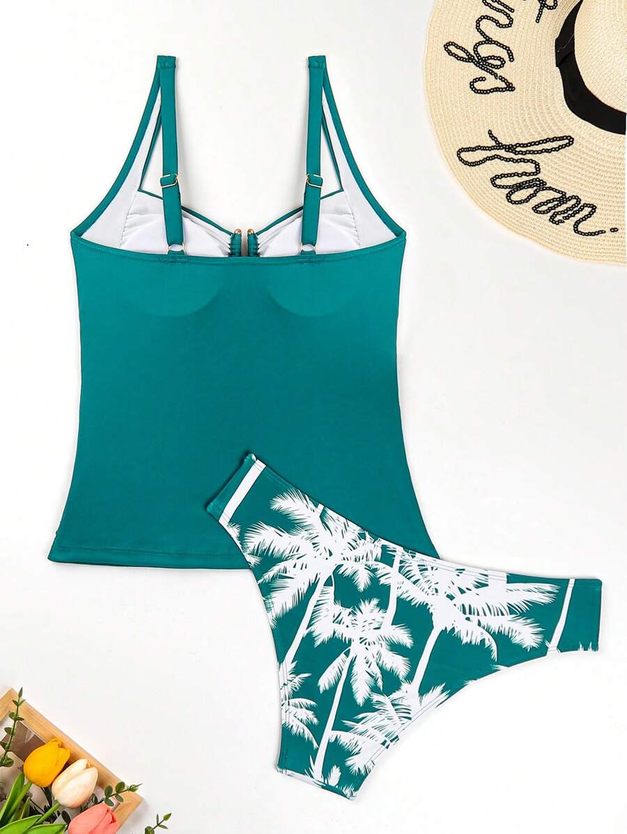 Biquíni Tankini Elegance Tropical